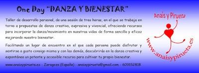Taller One Day Danza y Bienestar Taller One Day Danza y Bienestar