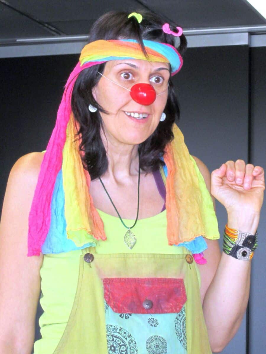 Curso de clown para desarrollo personal Participante en curso de clown