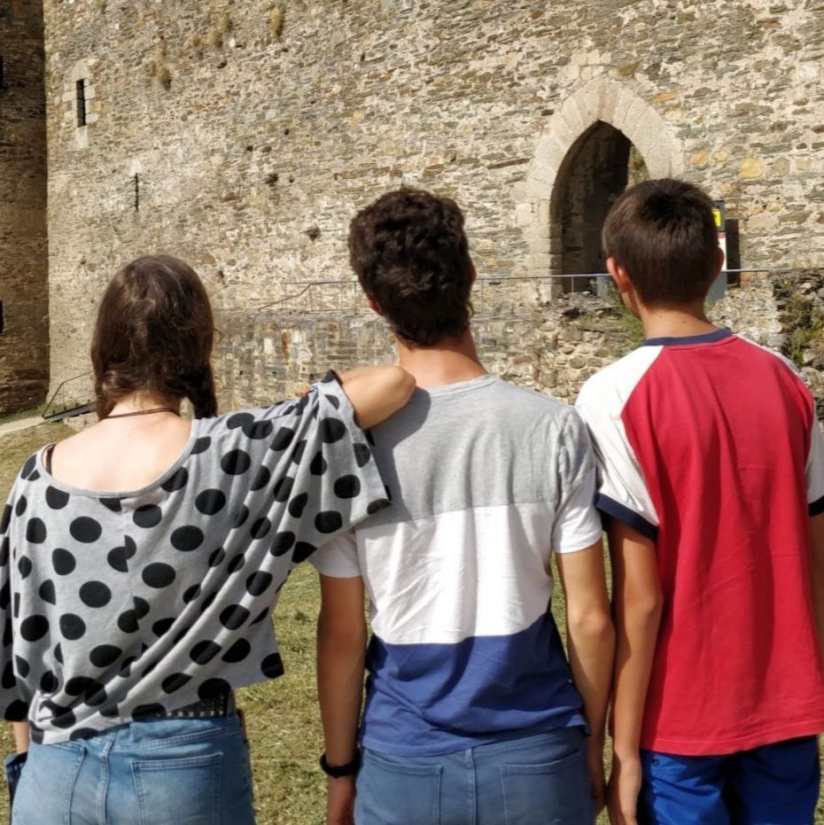 hijos de excursión