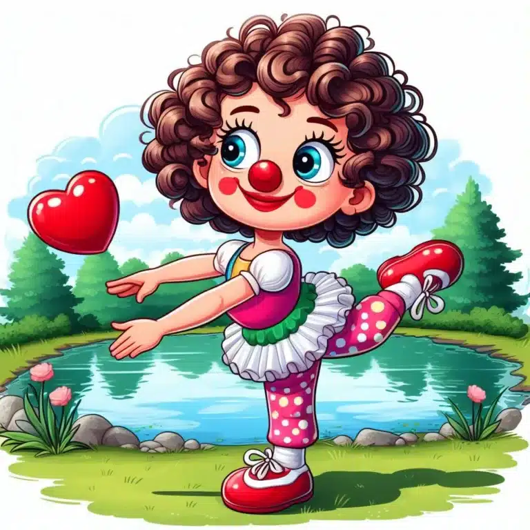 payasita feliz Dibujo de payasita feliz